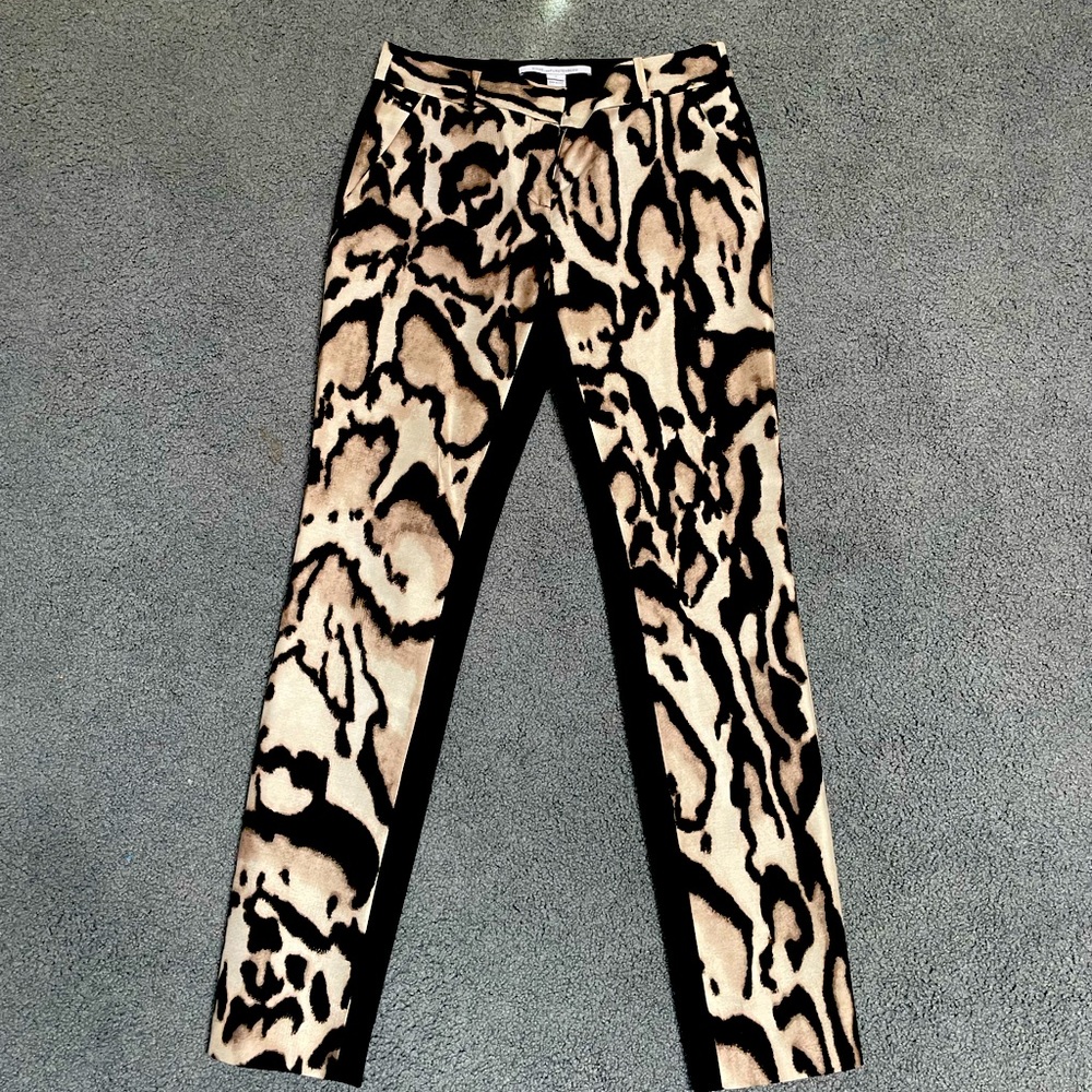 DVF Trousers Leopard Print -Showstopper